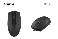 A4 TECH OP-330 USB SİYAH V-TRACK 1200 DPI MOUSE